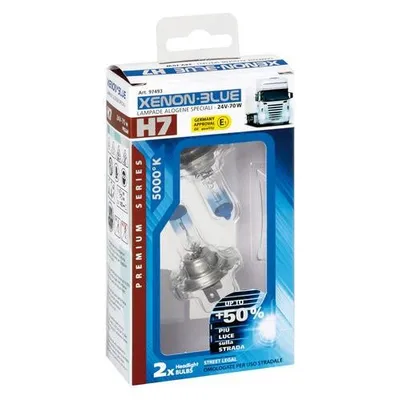 Lampa Xenon -Blue H7 +50% 24v Kamioni - 2