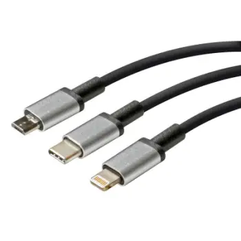 Kabllo Usb 3ne1 100cm