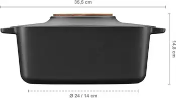 Tenxhere Fiskars Norden, 5 L, Gize, E zezë