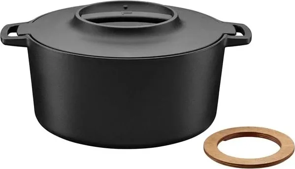 Tenxhere Fiskars Norden 6L, gize, emalim, e zezë - 2