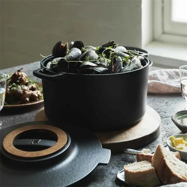 Tenxhere Fiskars Norden 6L, gize, emalim, e zezë - 6