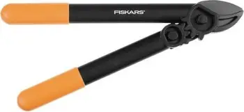 Gërshërë me dhëmbëzorë Fiskars L 31, S, zezë/ portokalli