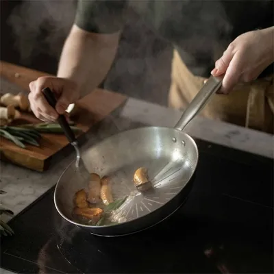 Tigan Fiskars All Steel, 24cm, çelik inox, argjendtë - 2