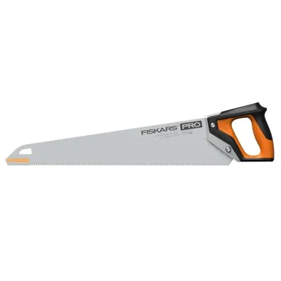 Sharrë dore Fiskars, 55cm, 11 tpi, zezë/ portokalli - 1