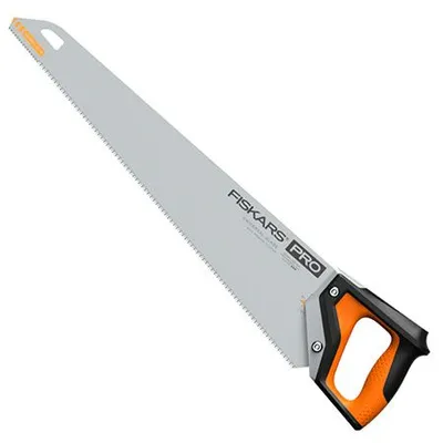 Sharrë dore Fiskars, 55cm, 11 tpi, zezë/ portokalli - 2