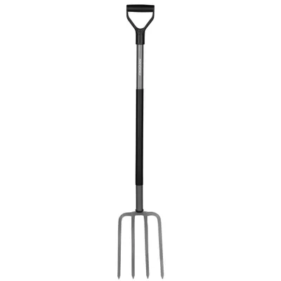 Sfurk ergonomik Fiskars, për kopësht, hirtë/ zezë - 1