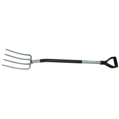 Sfurk ergonomik Fiskars, për kopësht, hirtë/ zezë - 2