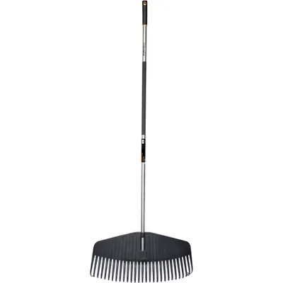 Grabujë Fiskars, për gjethe, XL, hirtë/ e zezë - 1