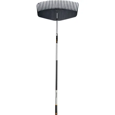 Grabujë Fiskars, për gjethe, XL, hirtë/ e zezë - 3