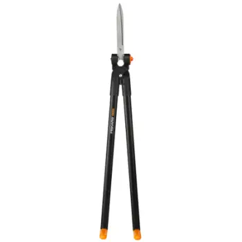 Gërshërë me doreza të gjata GS 53 Fiskars, zezë/ portokalli