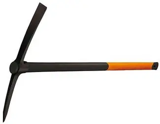 Kazmë Fiskars 171010, 2.95kg, e zezë/portokalli