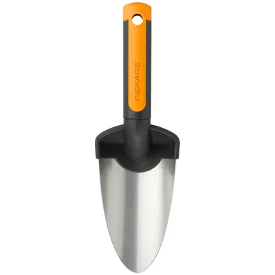 Lopatë dore Fiskars, zezë/ portokalli - 1