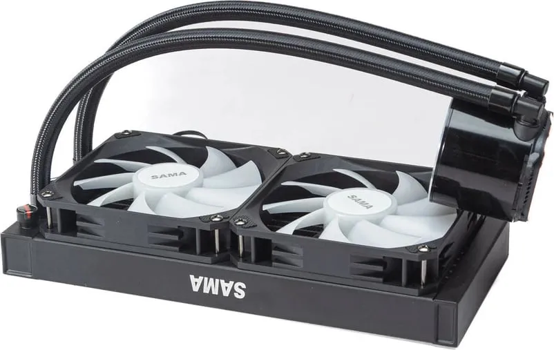 Ventilator Ftohës Me Ujë Për Kompjuter SAMA T240MM black (Zezë) - 1