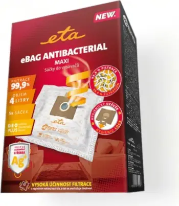 Qese për Fshesë Elektrike ETA eBag ANTIBACTERIAL MAXI 960068021