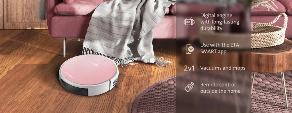 Fshesë Robotike ETA ROVER 124890030 (Pembe) - 6