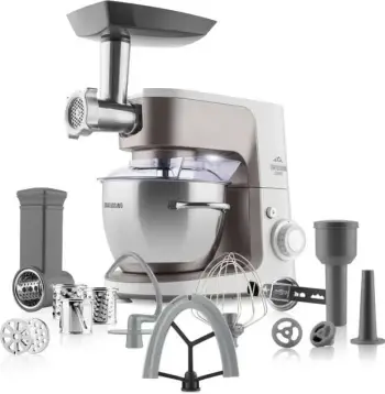 Procesor ushqimi ETA Gratussino III Elements 302390, 4.5L, 1200W, argjendtë