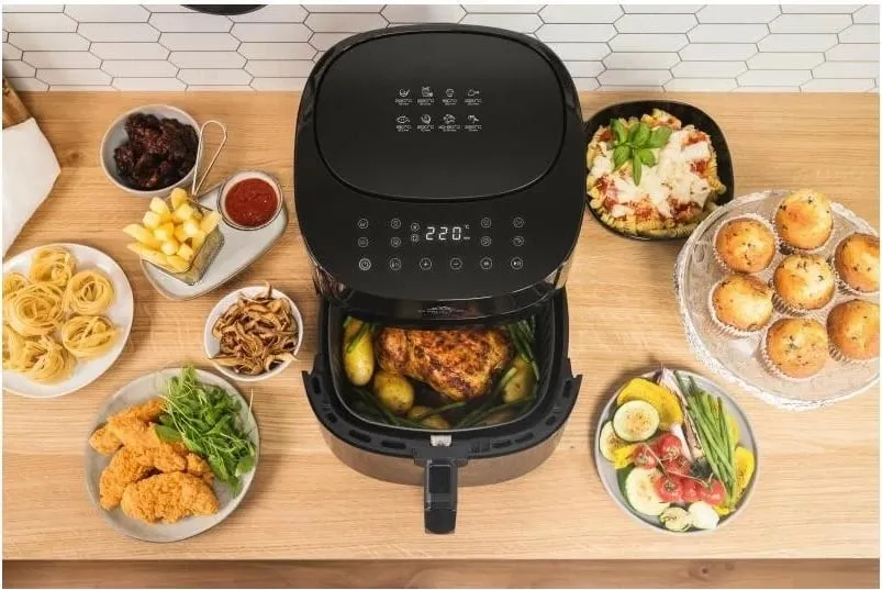 Fritëz ajri ETA Fritta Digi 316890000, 7.2L, 1800W, e zezë - 7