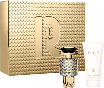 Set Eau de Parfum për femra Paco Rabanne Fame, 50ml + balsam trupi 75ml