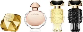 Set dhuratë Paco Rabanne Mini, EDP Lady Million, 5ml + EDP Olympea, 6ml + Parfum Fame, 4ml + EDP Fame, 4ml