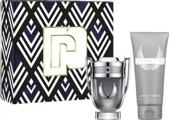 Set Eau de Parfum për meshkuj Paco Rabanne Invictus Platinum, 50ml + xhel dushi 100ml