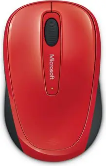 Maus Microsoft Mobile 3500 (GMF-00195), i kuq