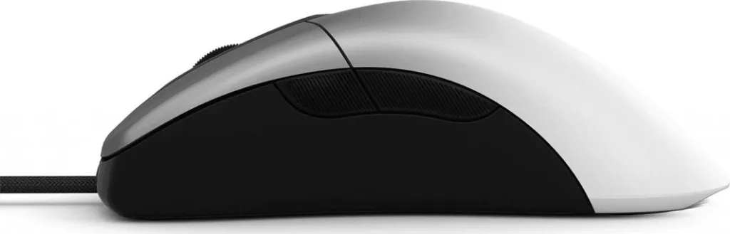 Maus Microsoft Pro, me kabllo, USB, i bardhë dhe i zi - 4