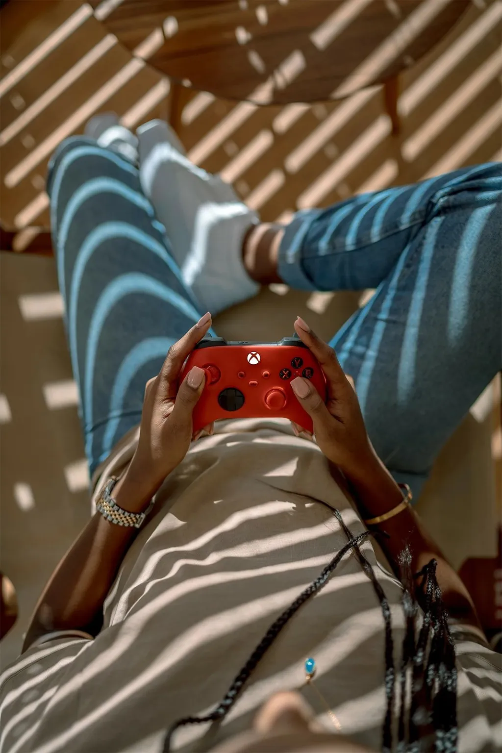 Kontroller Microsoft Xbox Series X Pulse, wireless / me kabllo, i kuq - 3