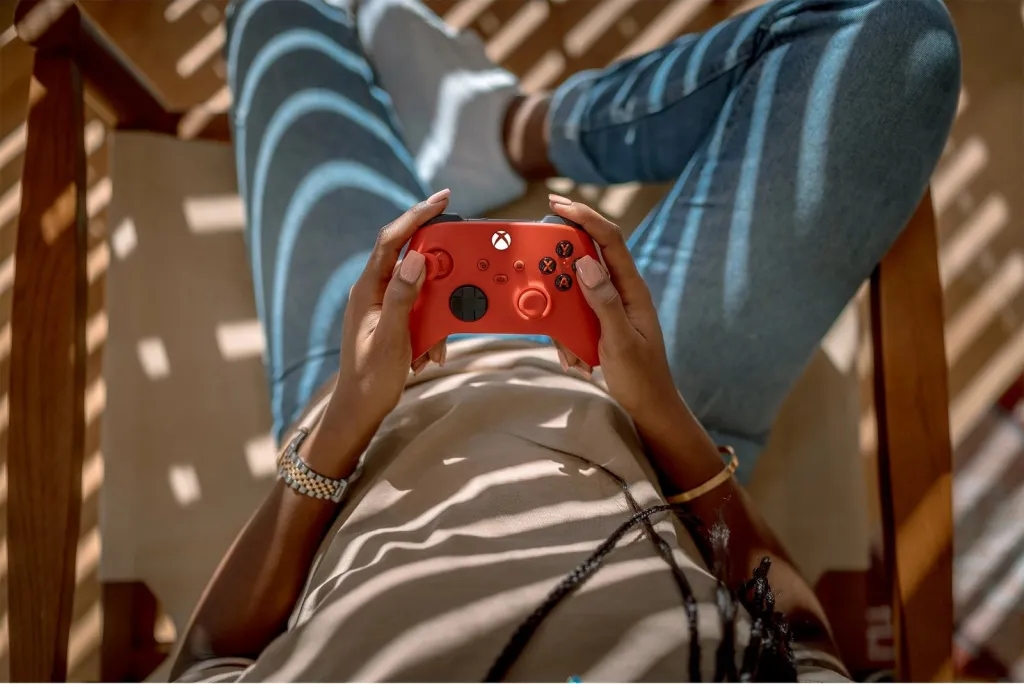 Kontroller Microsoft Xbox Series X Pulse, wireless / me kabllo, i kuq - 4