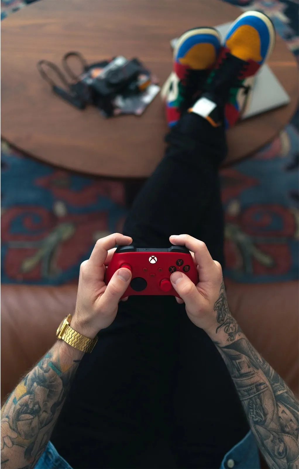 Kontroller Microsoft Xbox Series X Pulse, wireless / me kabllo, i kuq - 33