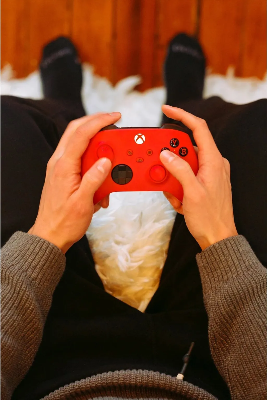 Kontroller Microsoft Xbox Series X Pulse, wireless / me kabllo, i kuq - 6