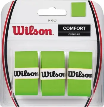 Mbështjellës për raketë tenisi Wilson Pro Comfort, ngjyrë jeshile e lehtë