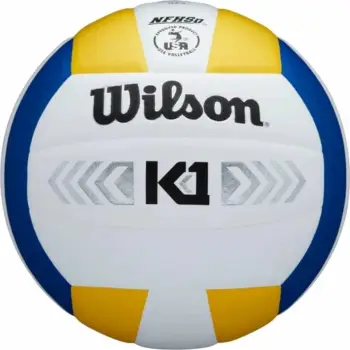 Top volejbolli Wilson K1 Silver WTH1895B2XB, i përshtatshëm për stërvitje, i bardhë