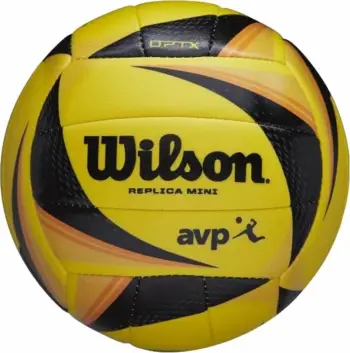 Top volejbolli Wilson Optx AVP Replica Mini, poliuretani, i verdhë