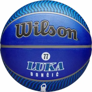 Top basketbolli Wilson NBA Player Icon Luka Doncic Outdoor WZ4006401XB, madhësi standarde, blu