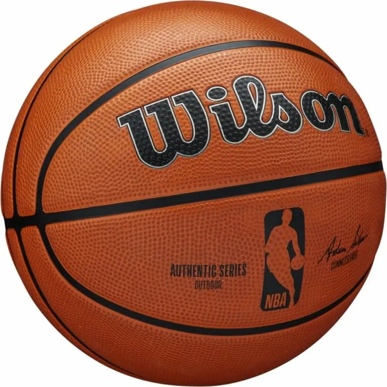 Top basketbolli Wilson NBA Authentic Series Outdoor, gome, portokalli - 3