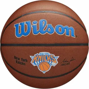 Top basketbolli Wilson Team Alliance York Knicks WTB3100XBNYK, lëkurë kompozite, portokalli