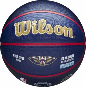 Top basketbolli Wilson NBA Player Icon Zion Williamson WZ4008601XB7, për jashtë, masa 7, gome, navy blue