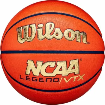 Top basketbolli Wilson NCAA Legend VTX WZ2007401XB, lëkurë sintetike kompozite, indoor, portokalli