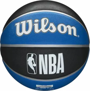 Top basketbolli Wilson NBA Team Orlando Magic WTB1300XBORL, madhësia 7, për ambiente të brendshme dhe të jashtme, blu