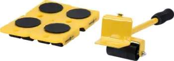 Rrotulla transportuese për mobile Vorel 87245, set 4 copë, kapacitet 150kg, portokalli