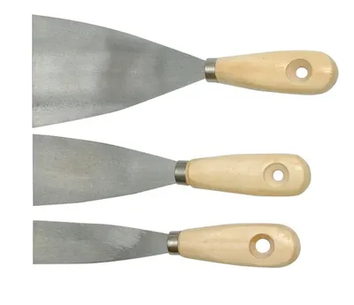 Shpatulla Vorel (06130) 3 copë, 3cm/5cm/8cm - 1