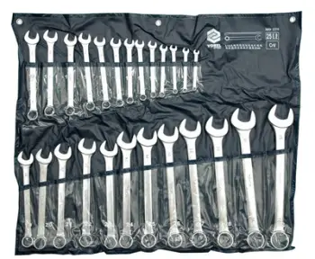 Set çelësa të kombinuar Vorel 6-32mm, 25 copë, metalik