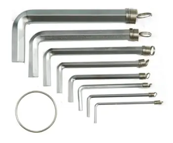 Set çelësash gjashtëkëndësh Vorel, tipi L, 1.5-10mm, 10 copë