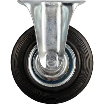 Rrotë fikse Vorel 87301, 75mm, gomë e zezë