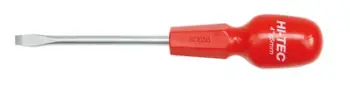 Kaçavidë e sheshtë Vorel Hi Tec 6.0x200mm, çelik chrome vanadium, dorezë plastike, portokalli