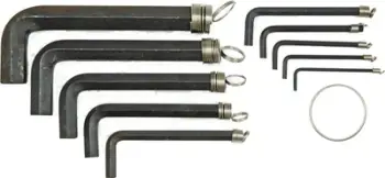 Set çelësa të tipit L Vorel, 2-14 mm, 10 copë