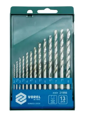 Set shpuese metalike Vorel HSS (21998)
