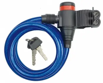 Dry për biçikletë Vorel Bike Lock 77834, 10x1200mm, i kaltër