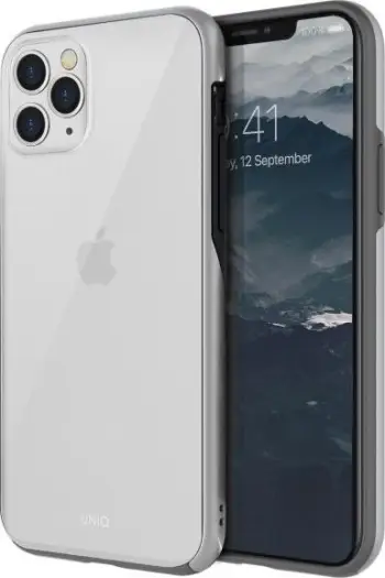 Mbrojtëse për celular UNIQ Vesto Hue për iPhone 11 Pro Max, e hirtë