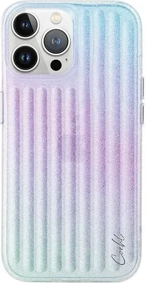 Mbështjellës UNIQ Coehl Linear për iPhone 15 Pro Max, rozë dhe kaltër - 1